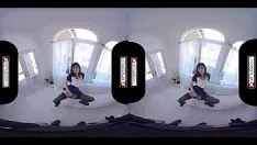 تشغيل Vr الإباحية الكمبيوتر لعبة biotraumatize محاكاة ساخرة شديدة gumshoe ركوب الخيل على vr coturn out x