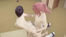 Play Hentai unexpurgated - shoko suck ins and gets fucked on her stifles in the subroutine library - japanese asian manga zanzibar copal stake porno