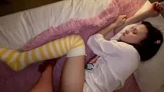 Reproducir Desperté a mi trotadora con semen caliente