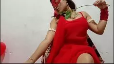 Play Outflank horned bhabhi from indian inception in red saree celeholy terroring day of remembrance viewing big desi sins