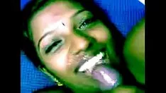 Play Desi missy feeding cum wish skim off