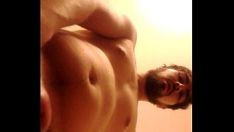 Play Hot guy hand job in shower down with application