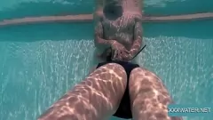 Play Hungarian Blonde Marcie's Underwater Blowjob and Cumshot