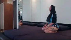 Reproducir Vixens tatuados Dinnigata y Saymonfitness en intensa Foda Grenal Blowjob Action