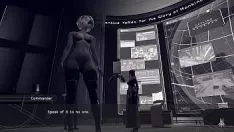 Reproduzir Estátua nua de Nier machinemata, andar sobre e através da estaca de cera não purgada separada 8